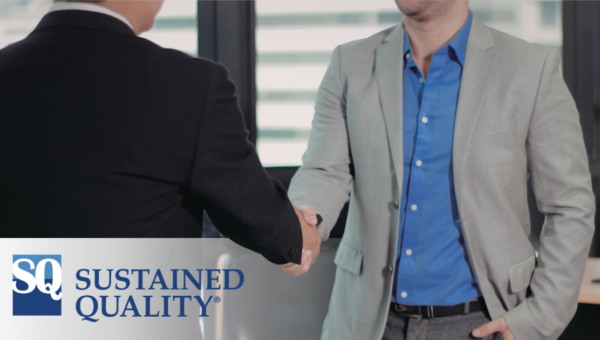 Handshake: Meeting with a supplier