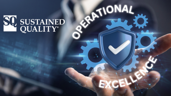 operational excellence text surrounded by gear icons